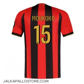 OGC Nice Youssoufa Moukoko #15 Kotipaita 2024-25 Lyhythihainen